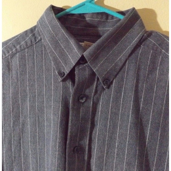 Turnbury Other - TURNBURY Pinstripe Herringbone Twill Button Down